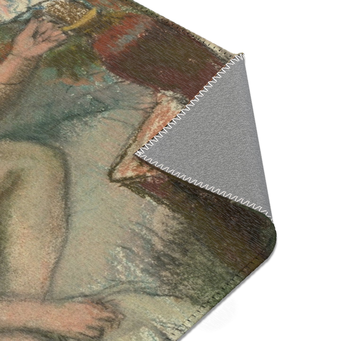 Hilaire Germain Edgar Degas - Retiring | Area Rug