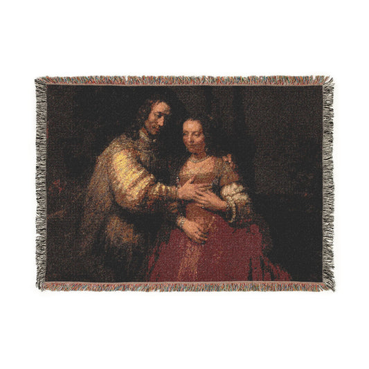 The Jewish Bride — Rembrandt Tapestry Blanket