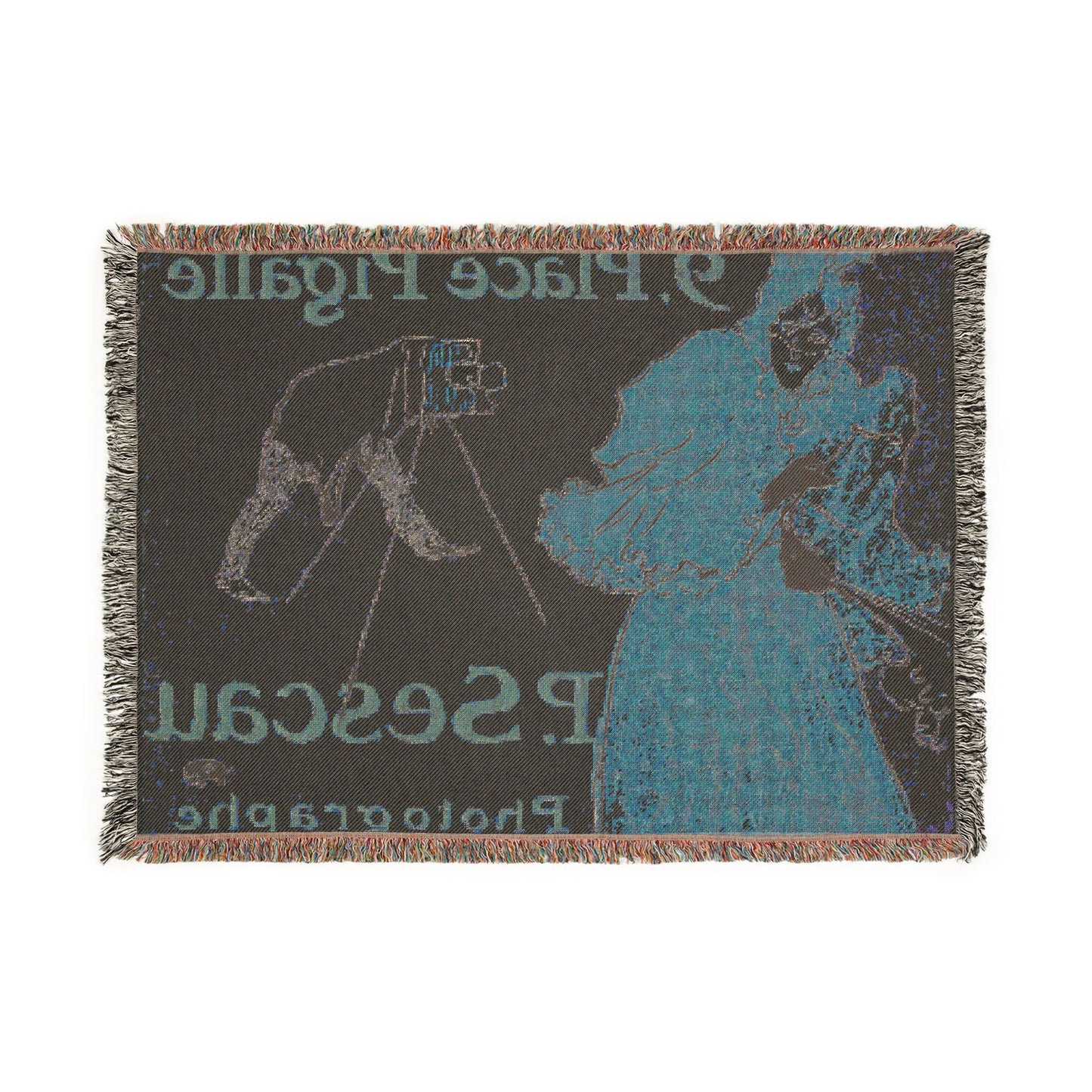 Henri de Toulouse-Lautrec - The Photographer Sescau | Woven Tapestry Blanket