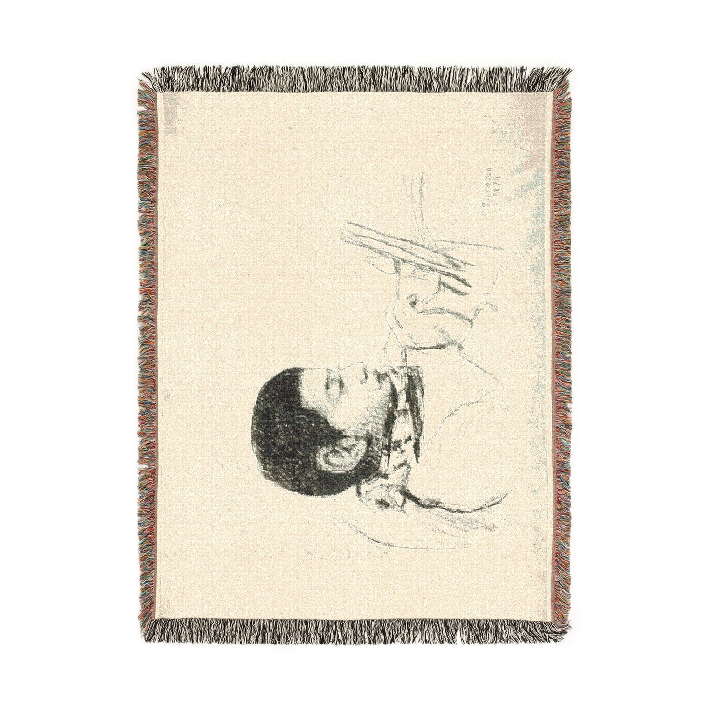 Camille Pissarro - Portrait Lucien Pissarro | Tapestry Blanket