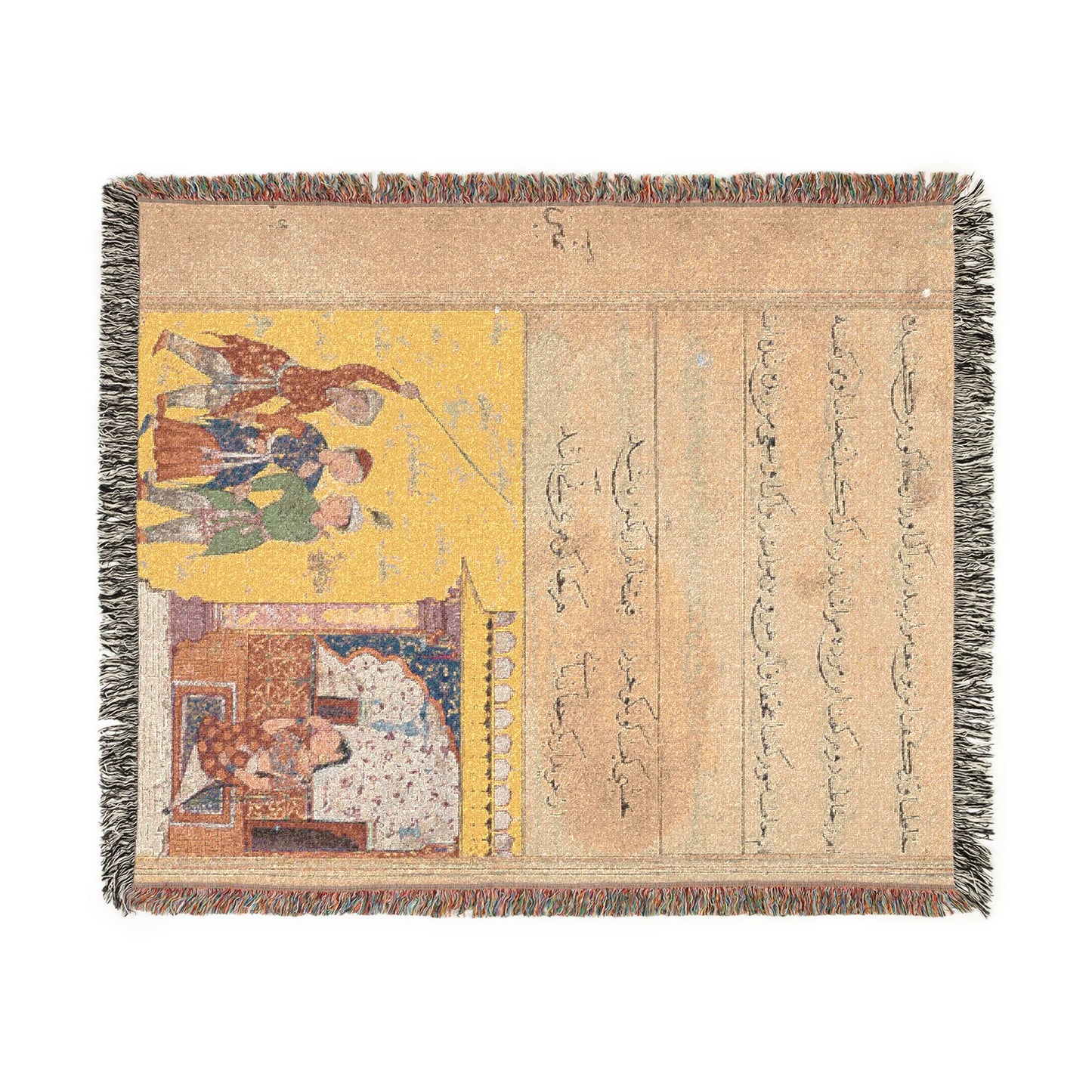The three suitors again begin to quarrel among themselves for the hand of the devotee’s daughter, from a Tuti-nama (Tales of a Parrot): Twen