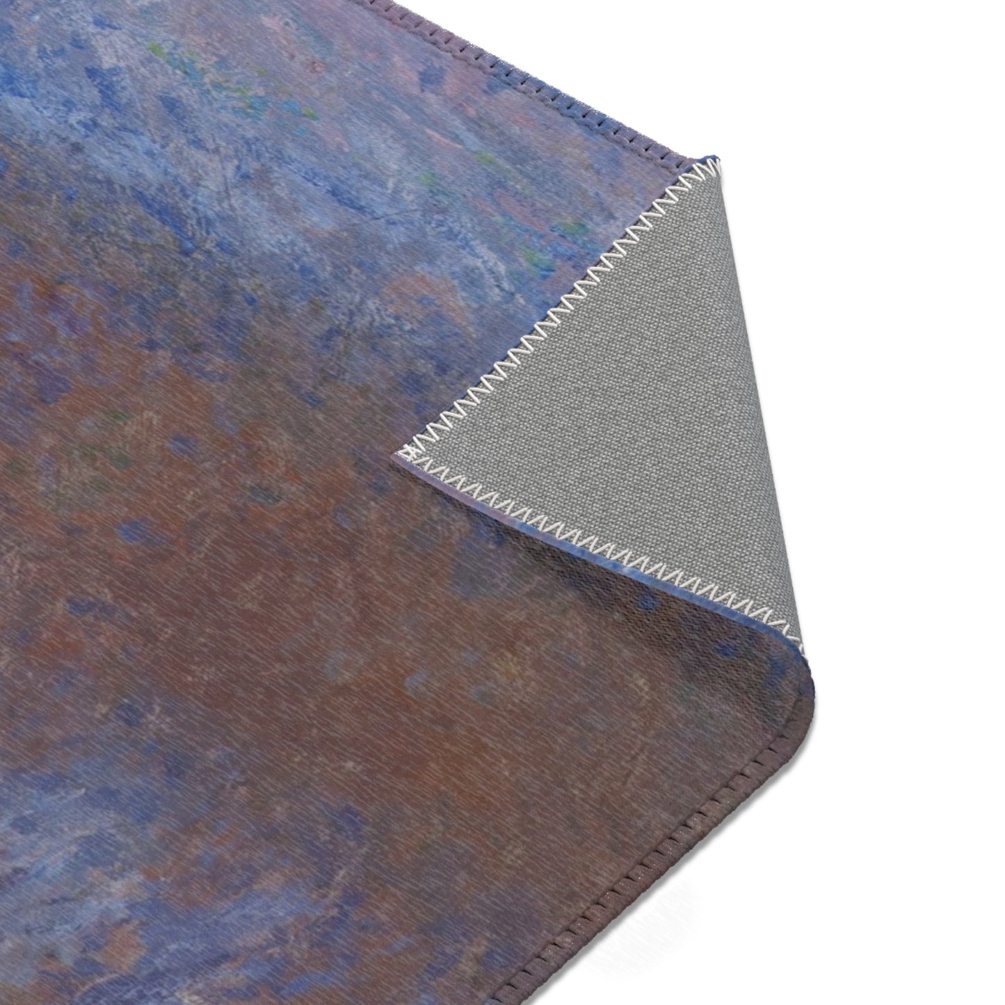 Claude Monet - Stacks of Wheat (Sunset, Snow Effect) | Area Rug