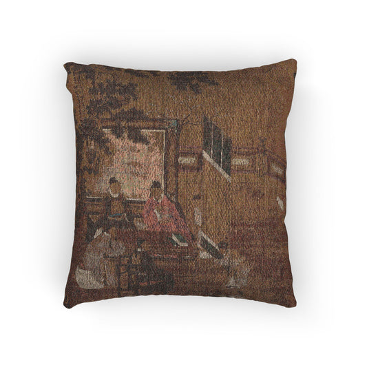 The Four Accomplishments Painting Pillow