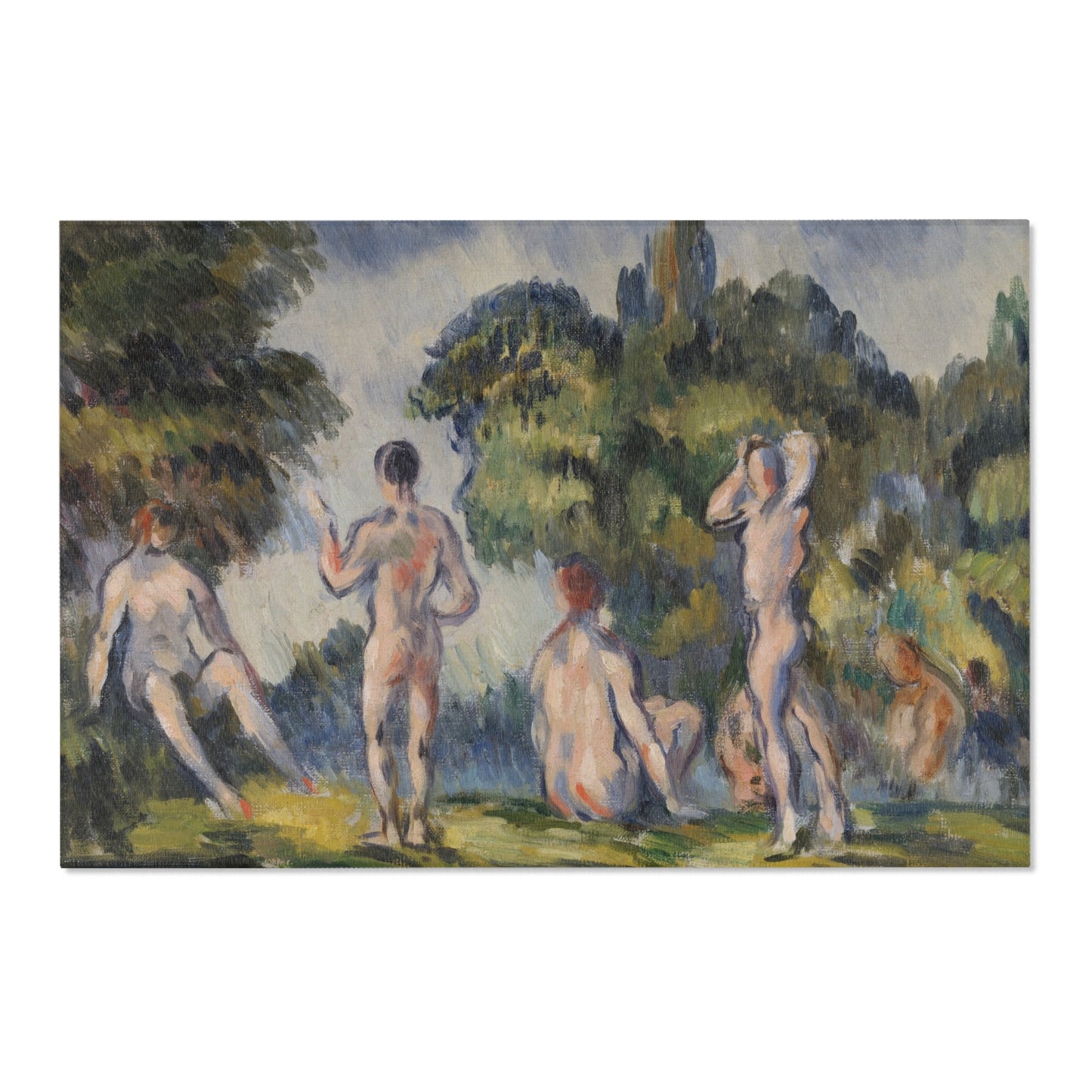 Paul Cezanne - Bathers | Area Rug