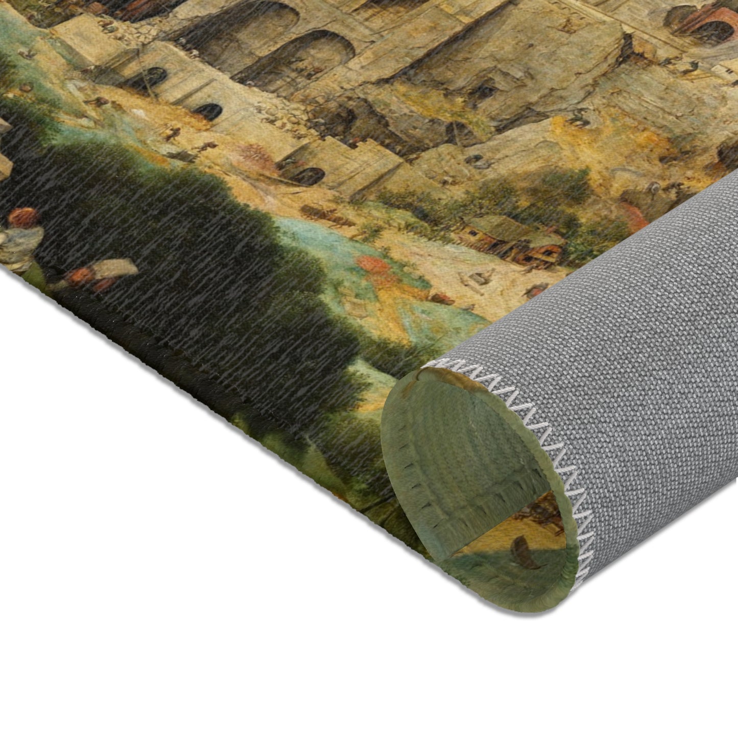 Pieter Bruegel the Elder - The Tower of Babel (Vienna) - Google Art Project - edited | Area Rug
