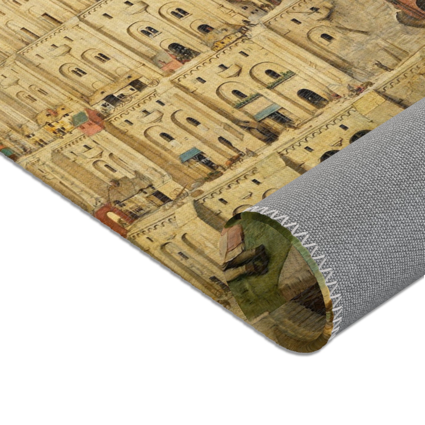 Pieter Bruegel the Elder - The Tower of Babel (Vienna) - Google Art Project - edited | Area Rug