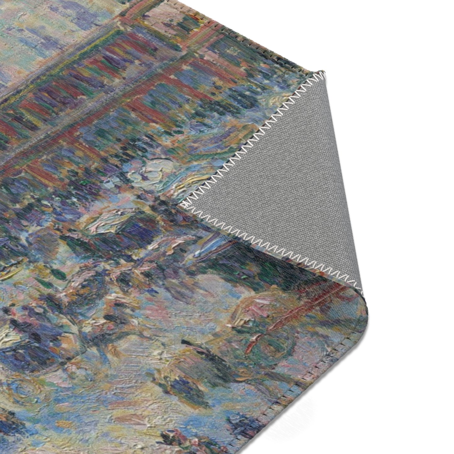 Camille Pissarro - The Place du Havre, Paris | Area Rug