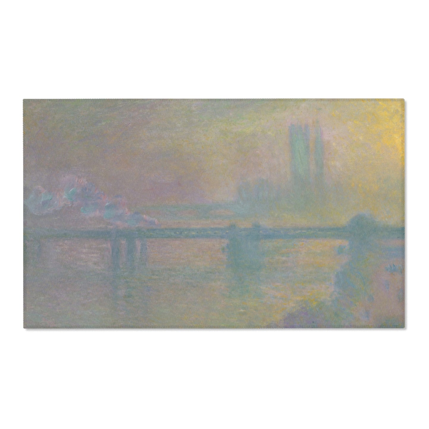Claude Monet - Charing Cross Bridge, London | Area Rug