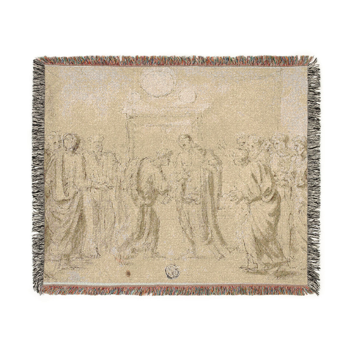 The Incredulity of Saint Thomas (style of Poussin) Tapestry Blanket
