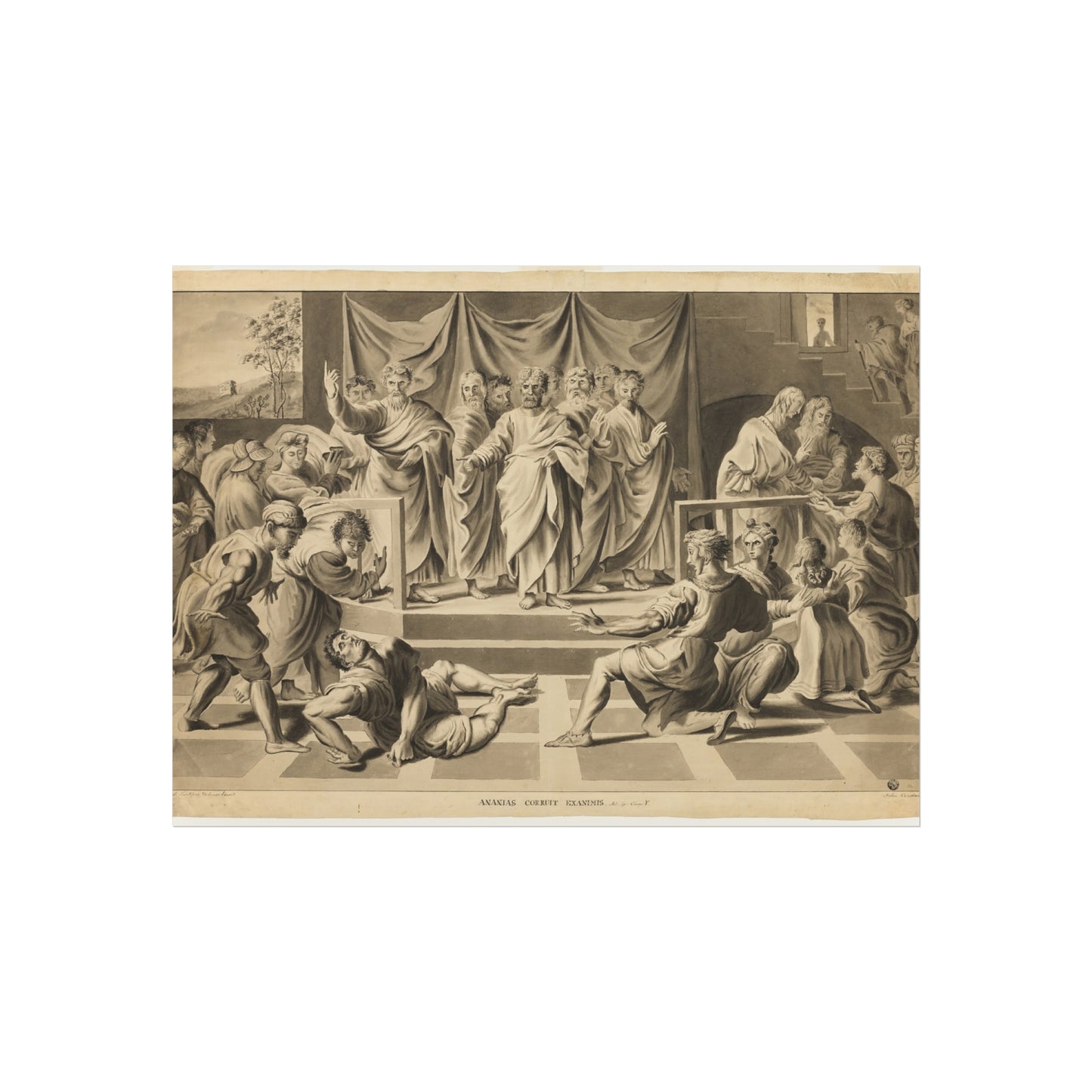 John Constable - Death of Ananias | Fine Art Poster