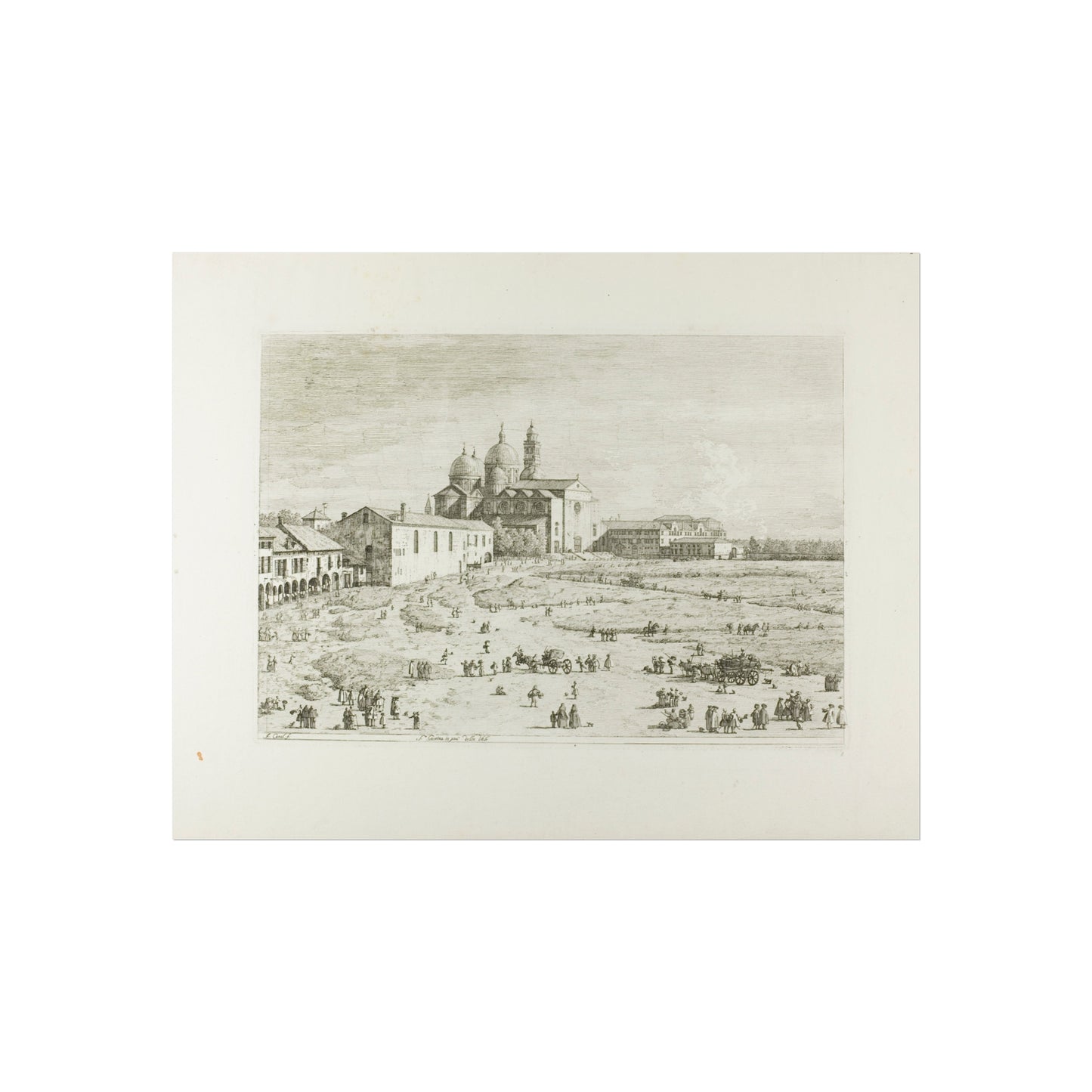 Canaletto - S. Giustina in prà della Vale, from Vedute | Fine Art Poster
