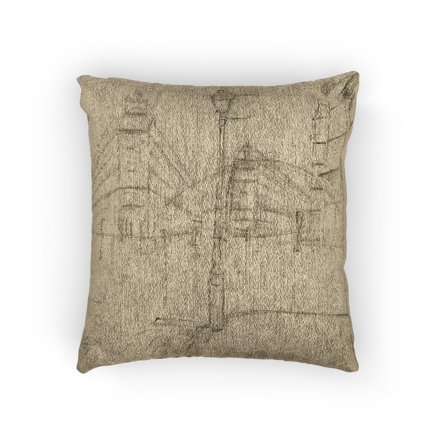 Gustave Caillebotte - Study for Paris Street; Rainy Day | Woven Pillow
