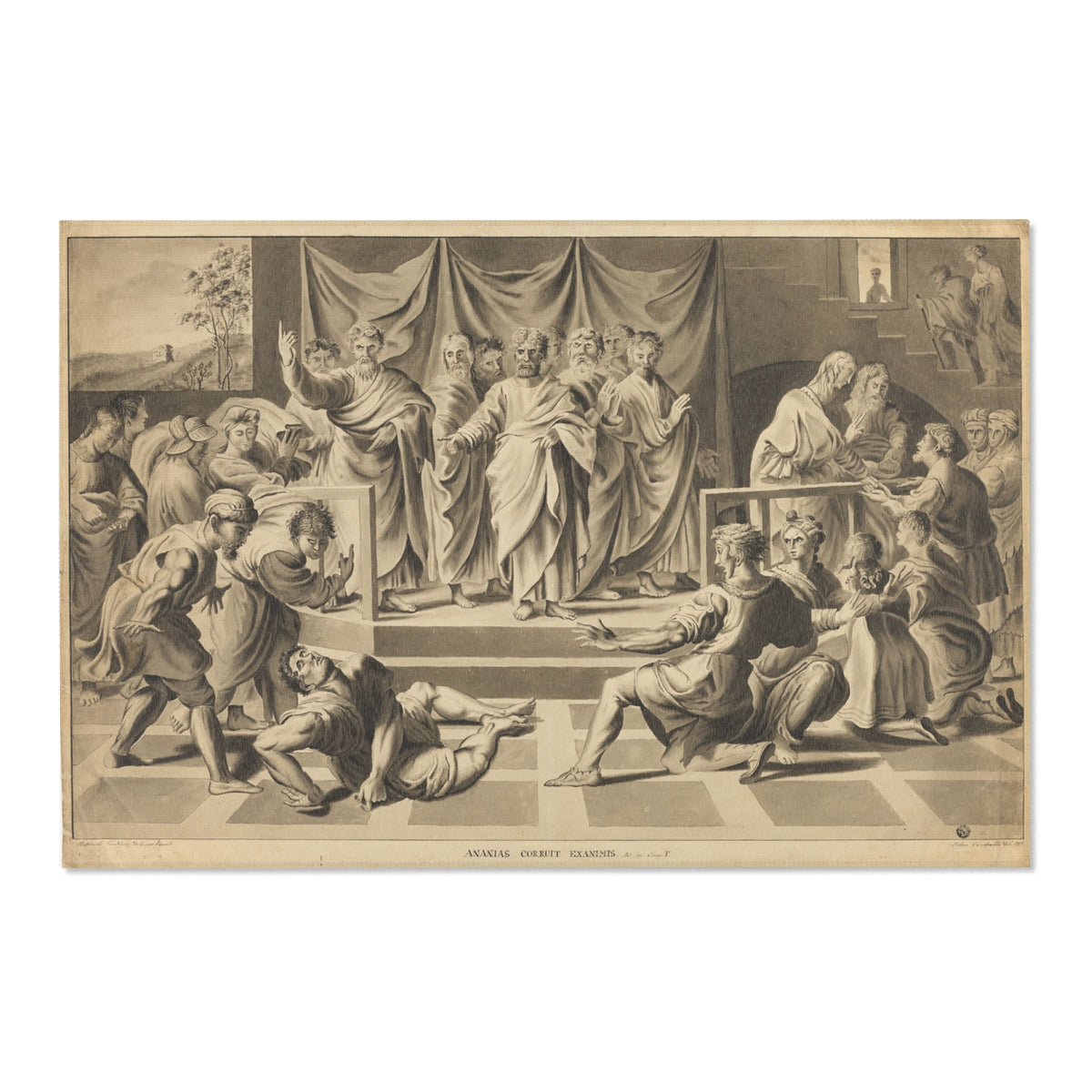 Death of Ananias — Constable Area Rug