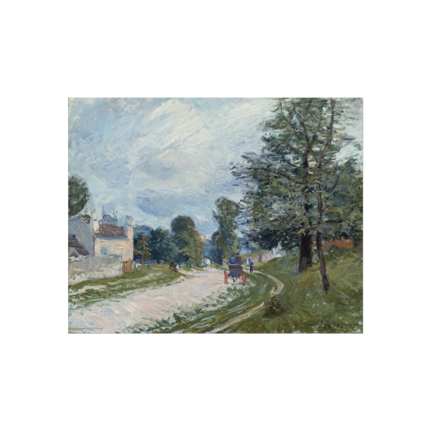 Alfred Sisley - A Turn in the Road | Fine Art Poster