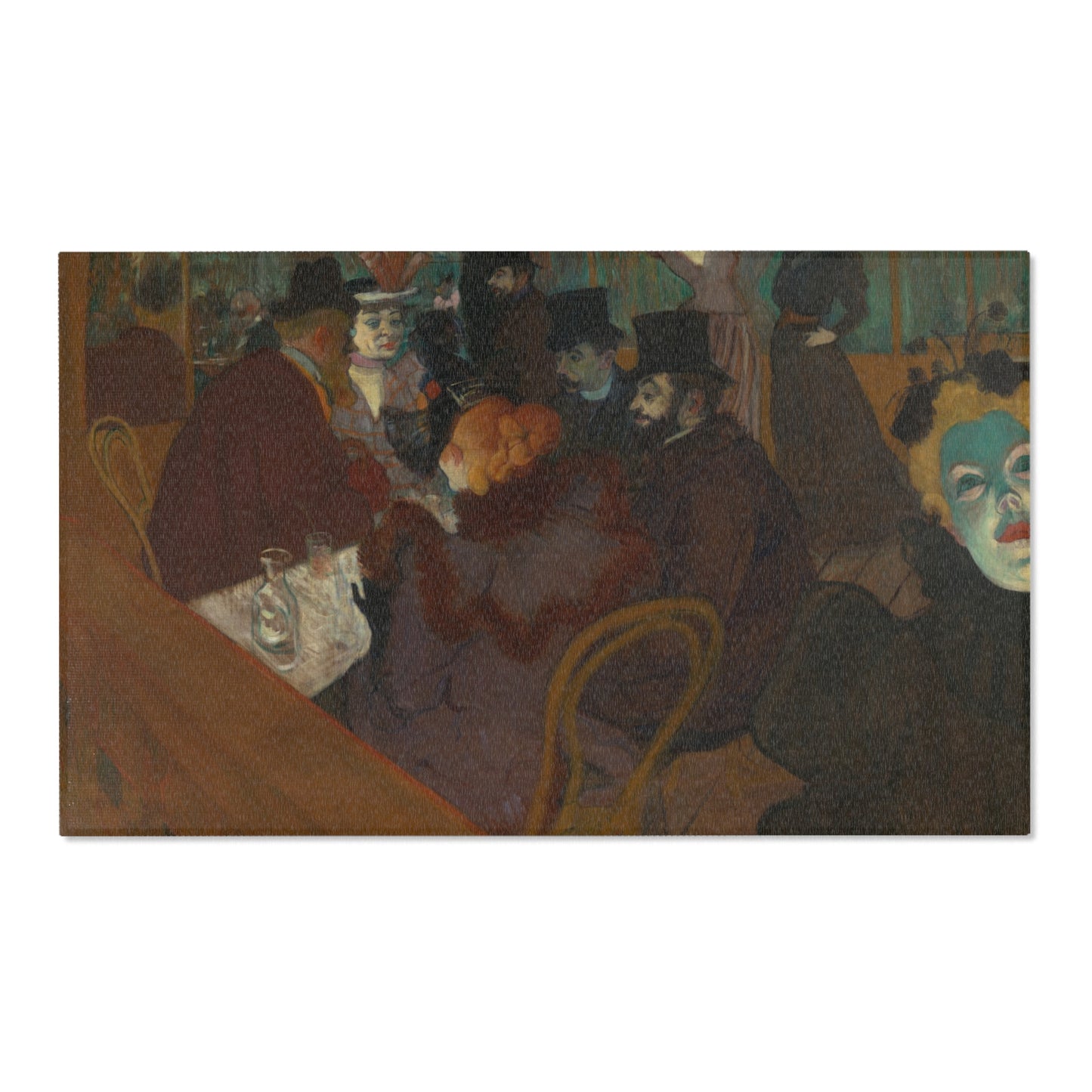 Henri de Toulouse-Lautrec - At the Moulin Rouge | Area Rug