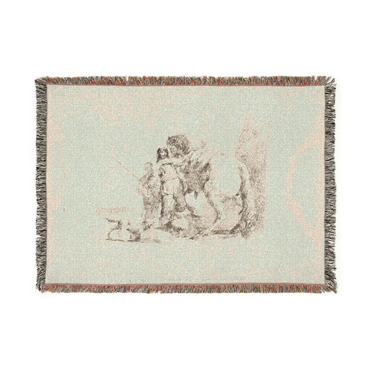 The Rider Standing — Tiepolo Tapestry Blanket