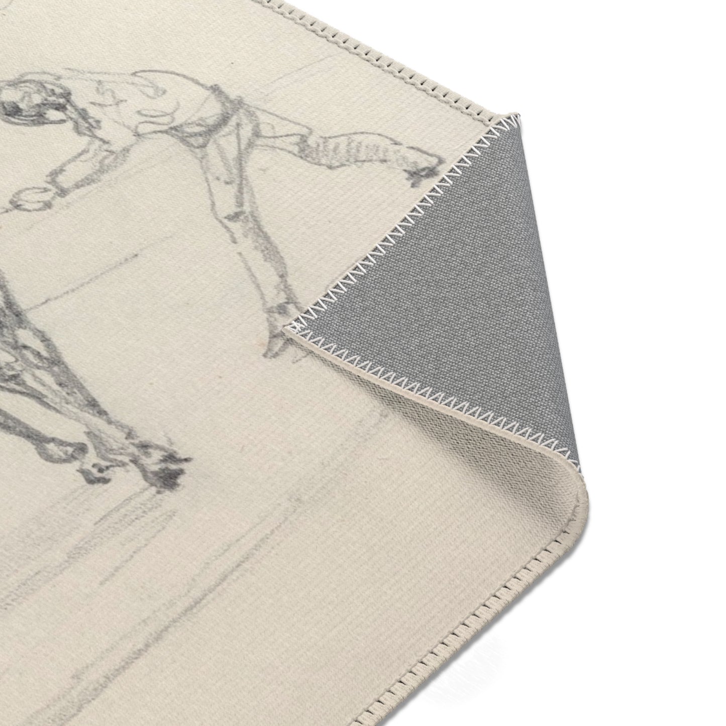 Henri de Toulouse-Lautrec - Sketchbook, 1880 | Area Rug
