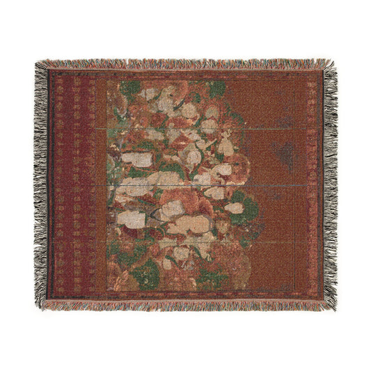 Buddhist Deities Woven Throw Blanket