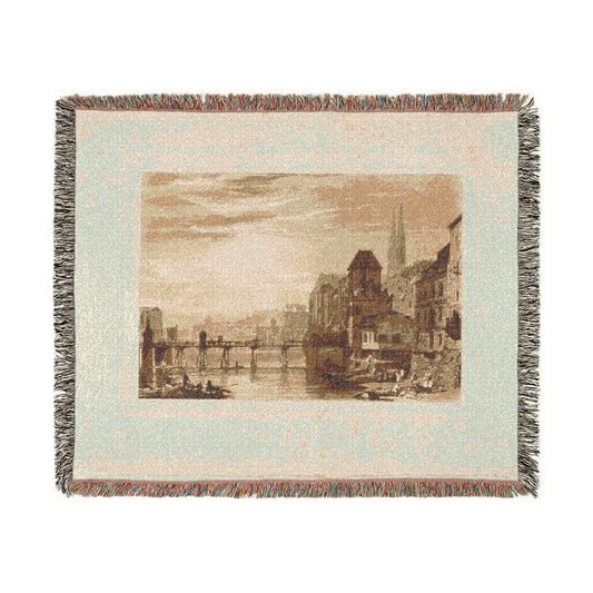 Basle, plate 5 from Liber Studiorum — Turner Tapestry Blanket