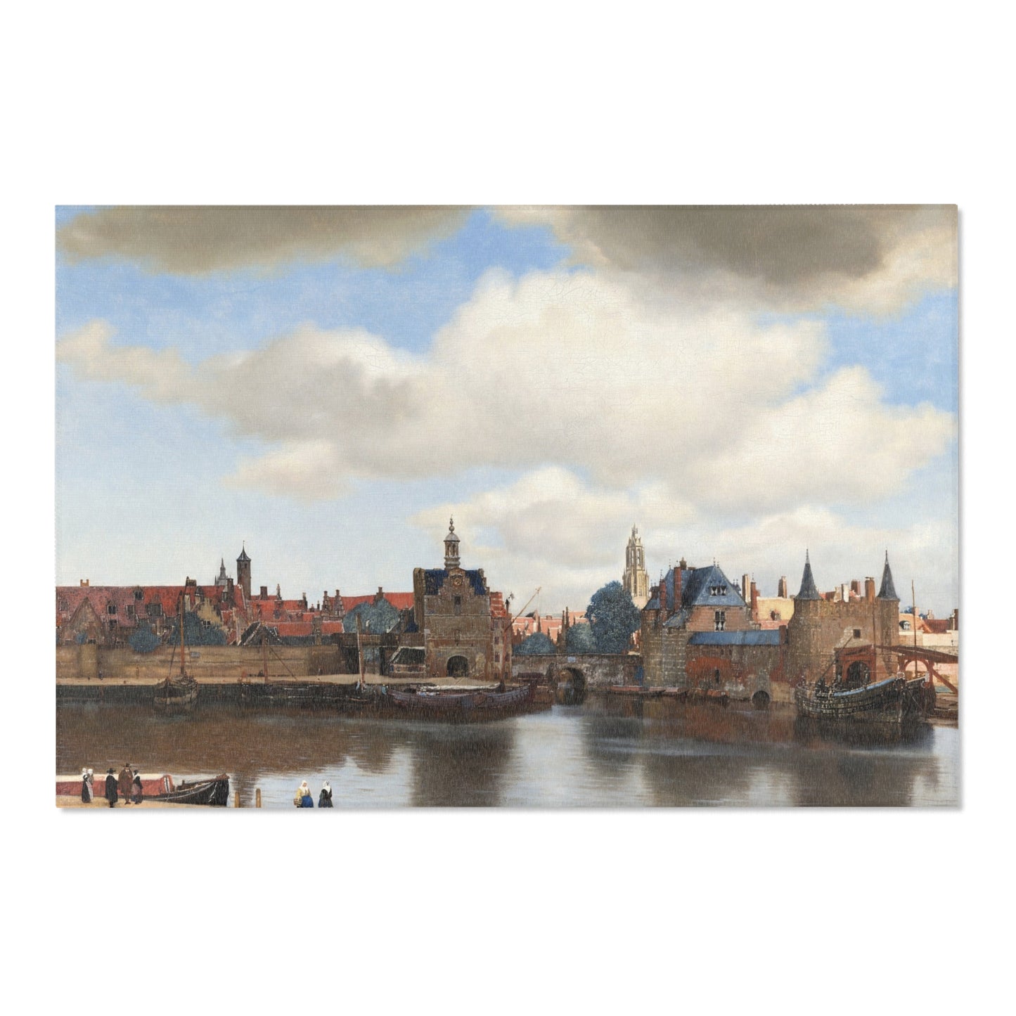 Johannes Vermeer - View of Delft - 92 - Mauritshuis | Area Rug
