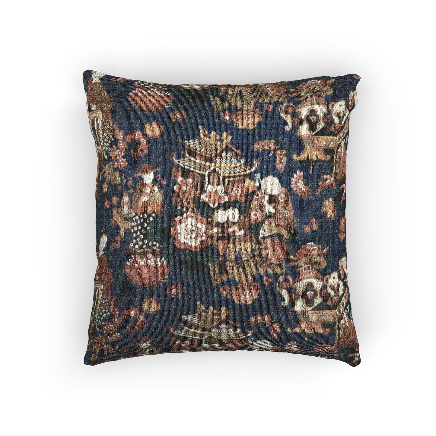 002_a-chinese-tea-party-furnishing-fabric | Woven Pillow