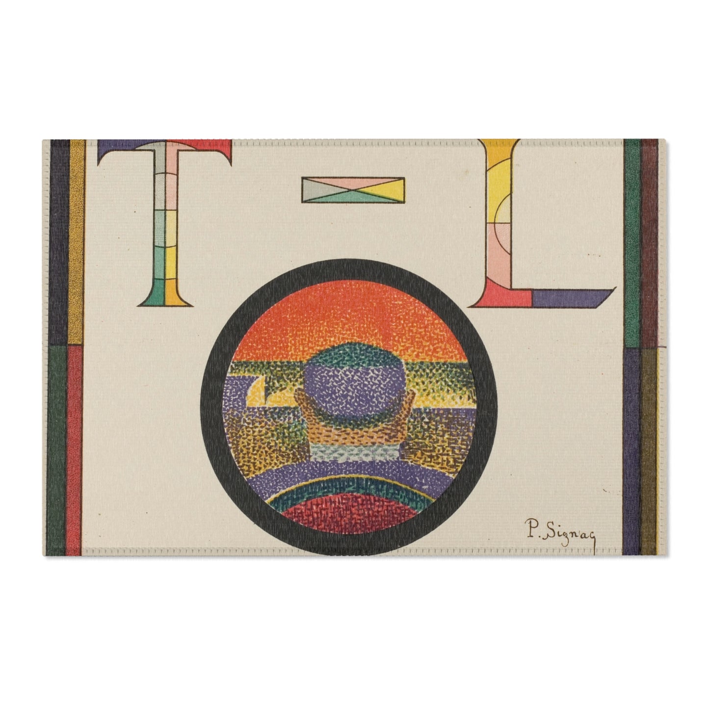 Paul Signac - Chromatic Circle | Area Rug