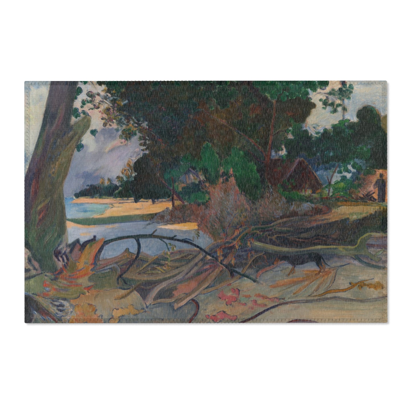 Paul Gauguin - Te burao (The Hibiscus Tree) | Area Rug