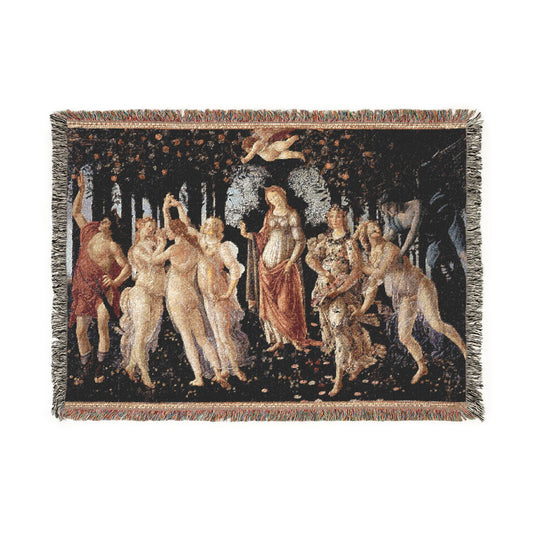 Primavera — Botticelli Tapestry Blanket