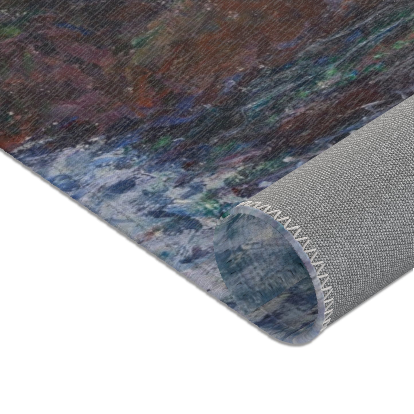 Claude Monet - Rocks at Port-Goulphar, Belle-Île | Area Rug