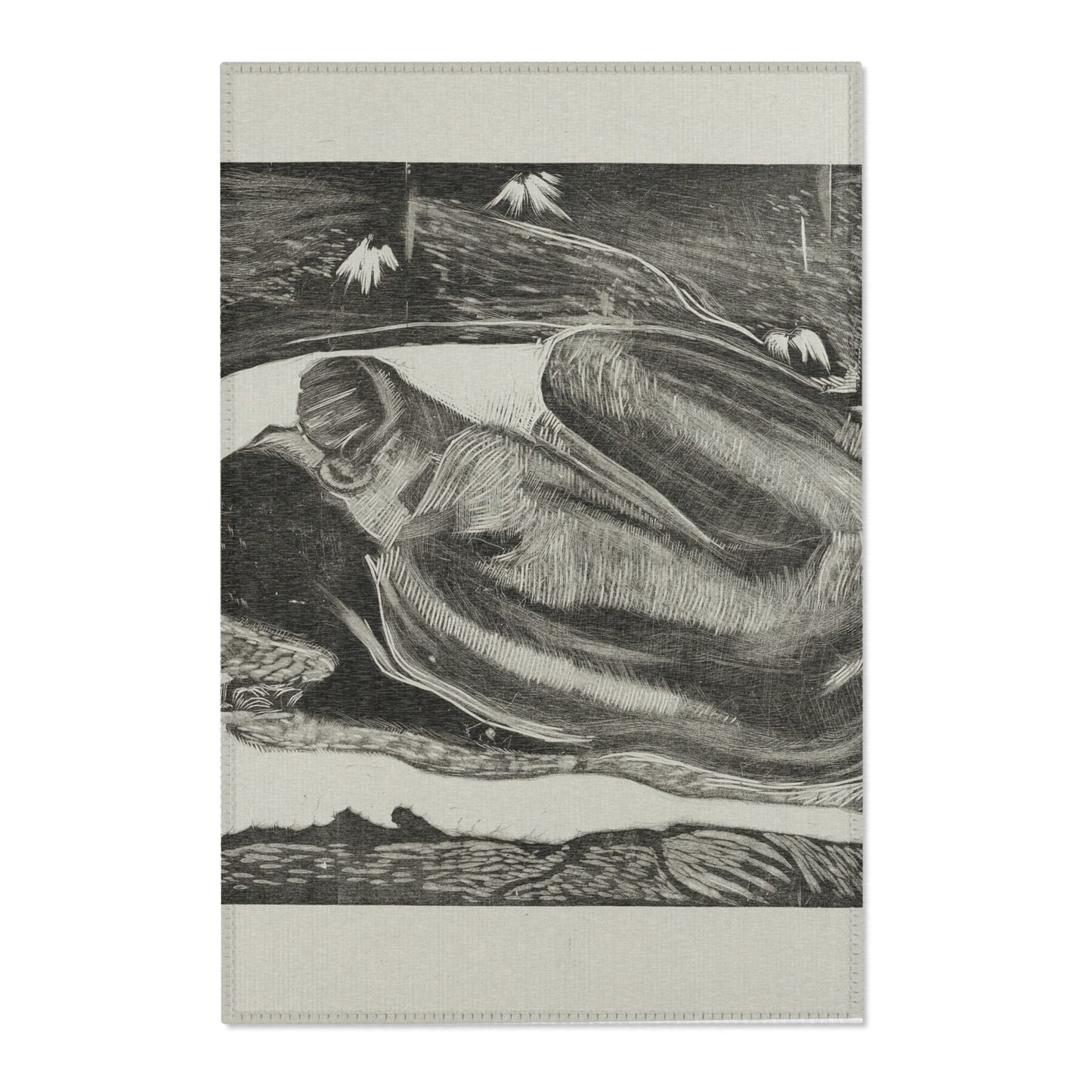 Paul Gauguin - Manao tupapau (She Thinks of the Ghost or The Ghost Thinks of Her), from the Noa Noa Suite | Area Rug