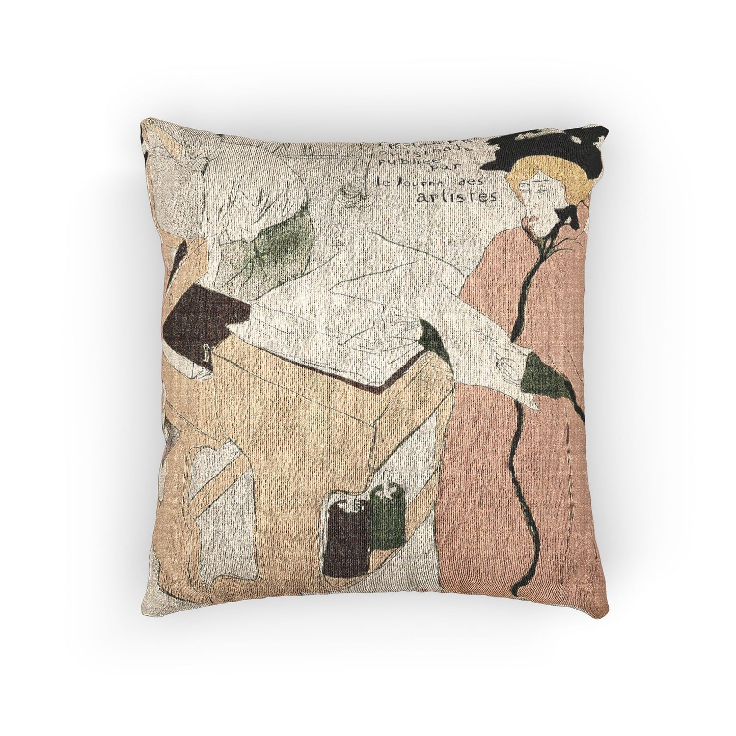 Henri de Toulouse-Lautrec - Cover for the first album of L'Estampe originale | Woven Pillow
