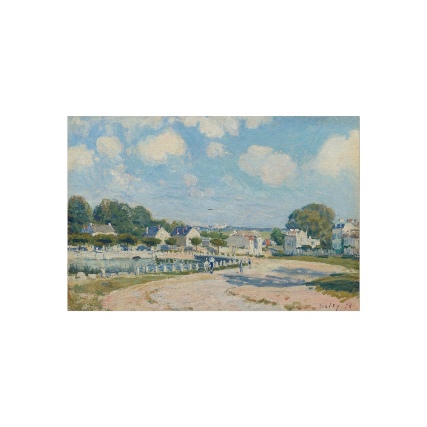 Alfred Sisley - Watering Place at Marly | Fine Art Poster