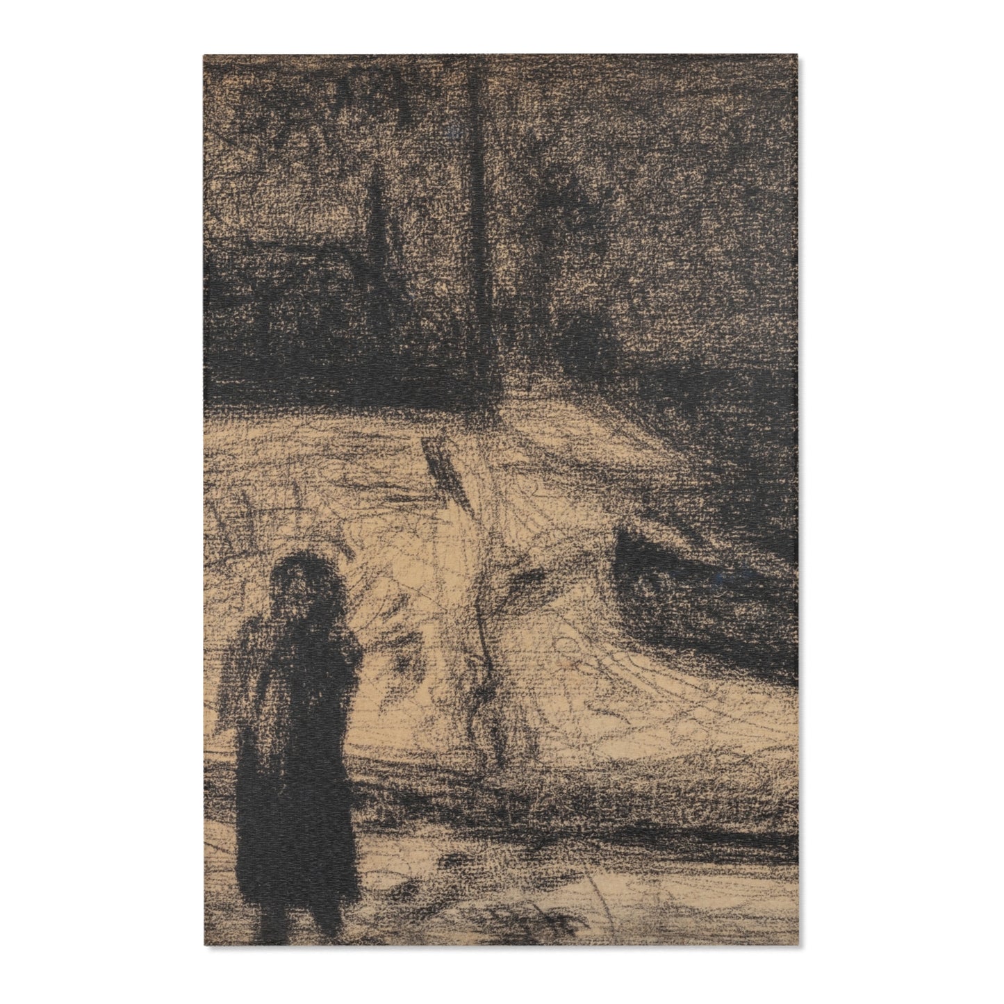 Georges Seurat - The Zone (Outside the City Walls) | Area Rug