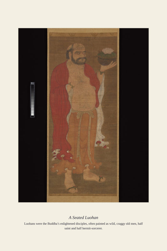 A Seated Luohan — antique art print