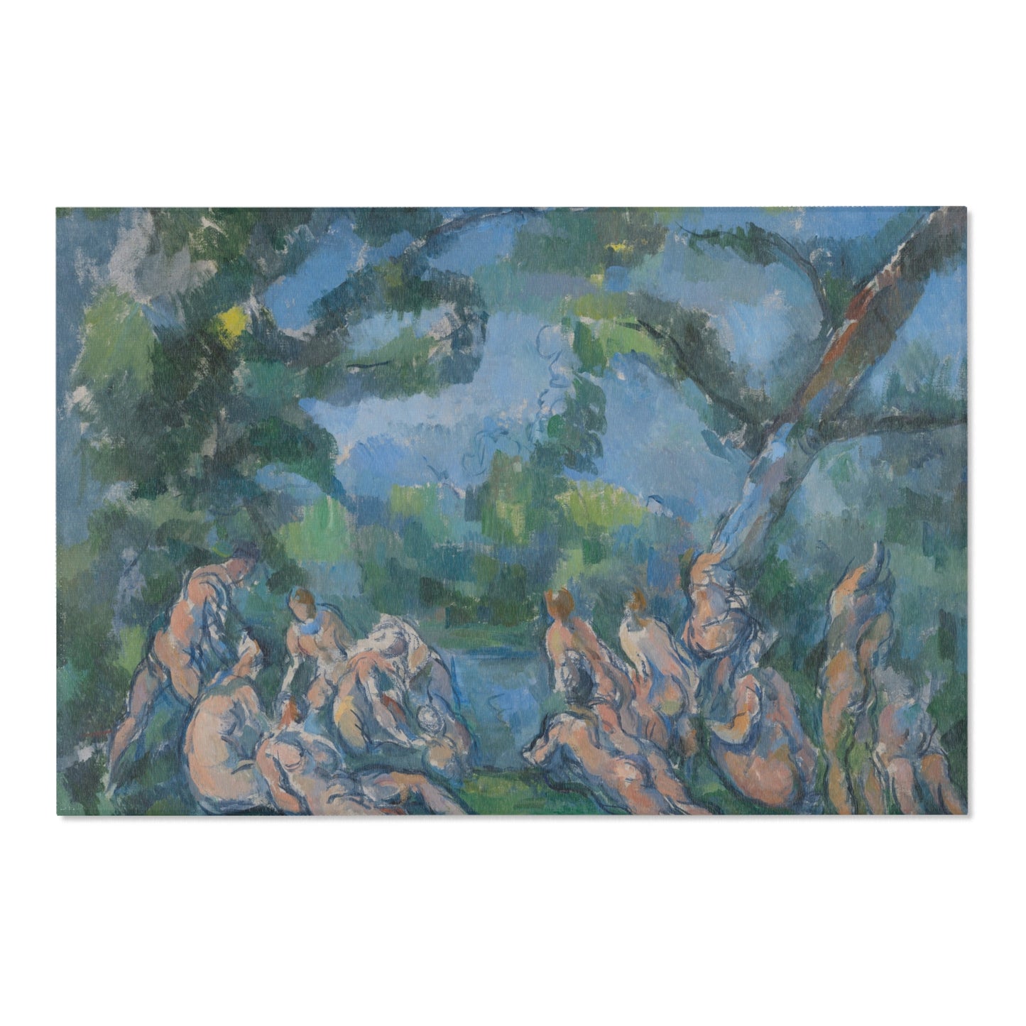 Paul Cezanne - The Bathers | Area Rug