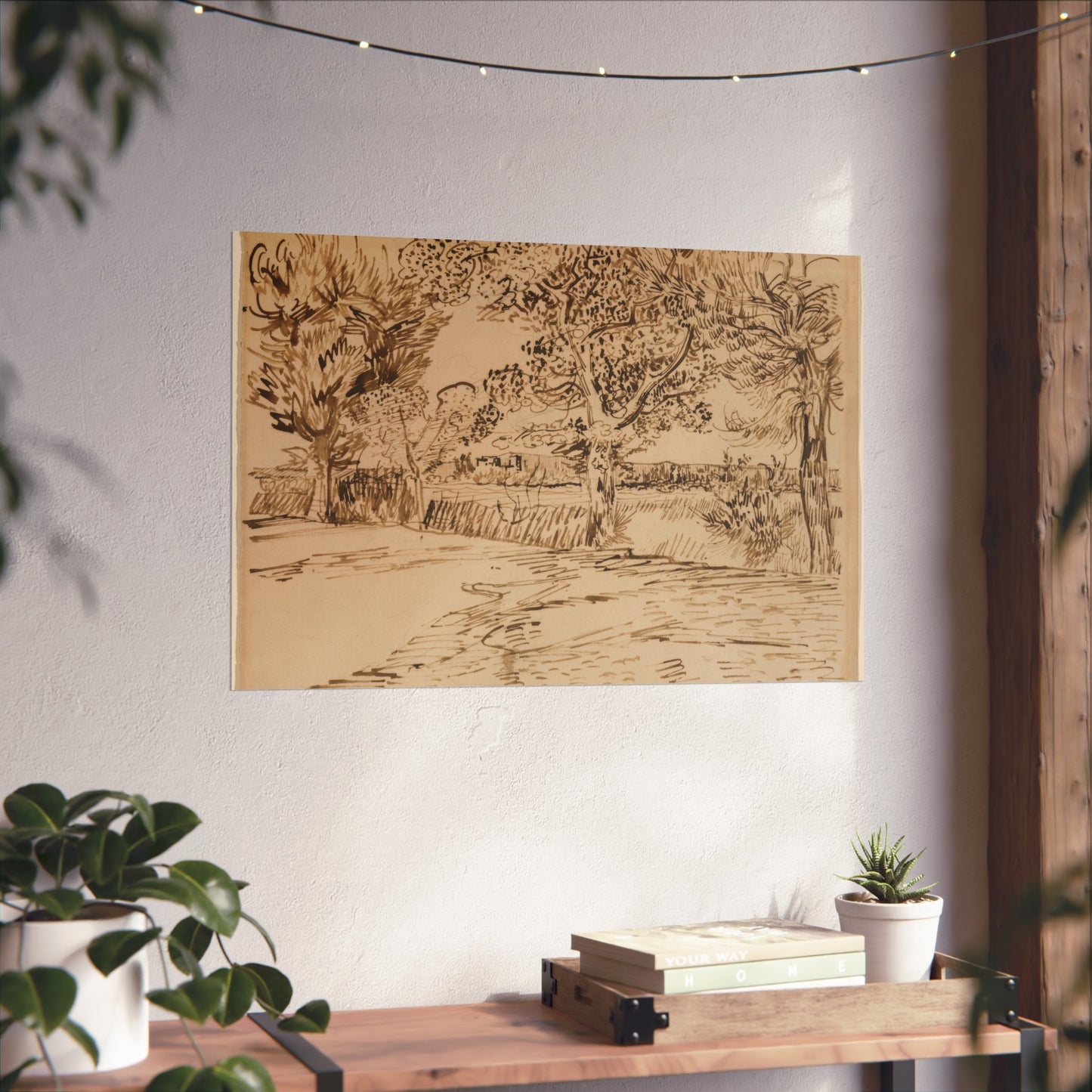 Vincent van Gogh - Landscape at Arles | Fine Art Poster