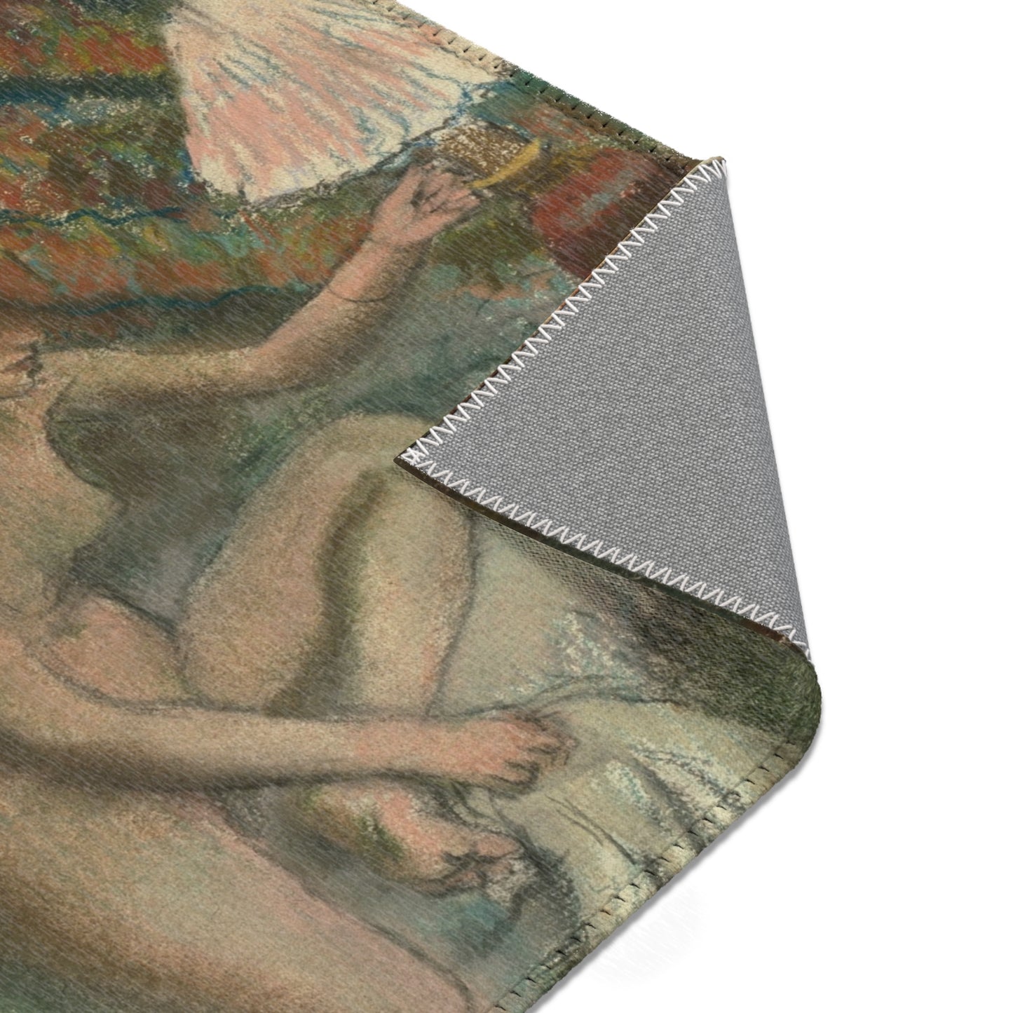 Hilaire Germain Edgar Degas - Retiring | Area Rug