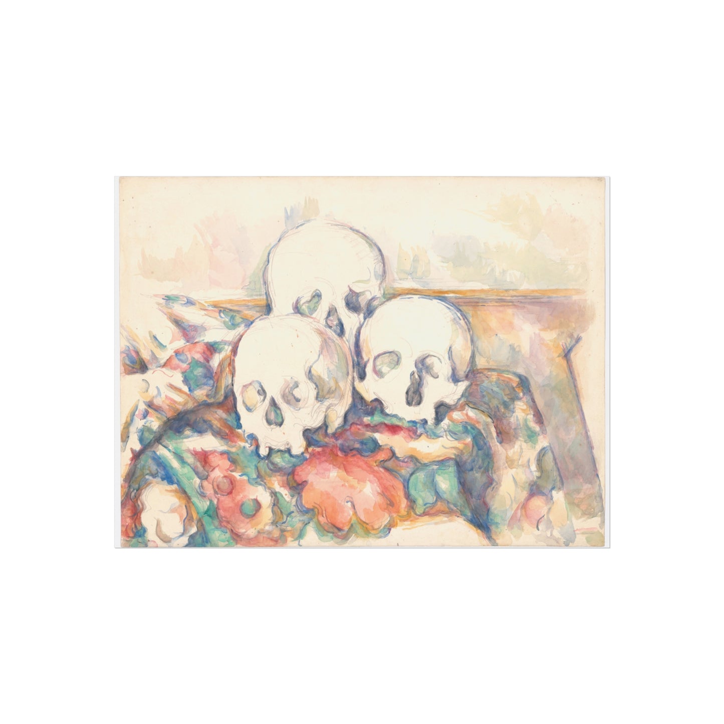 Paul Cezanne - The Three Skulls | Fine Art Poster