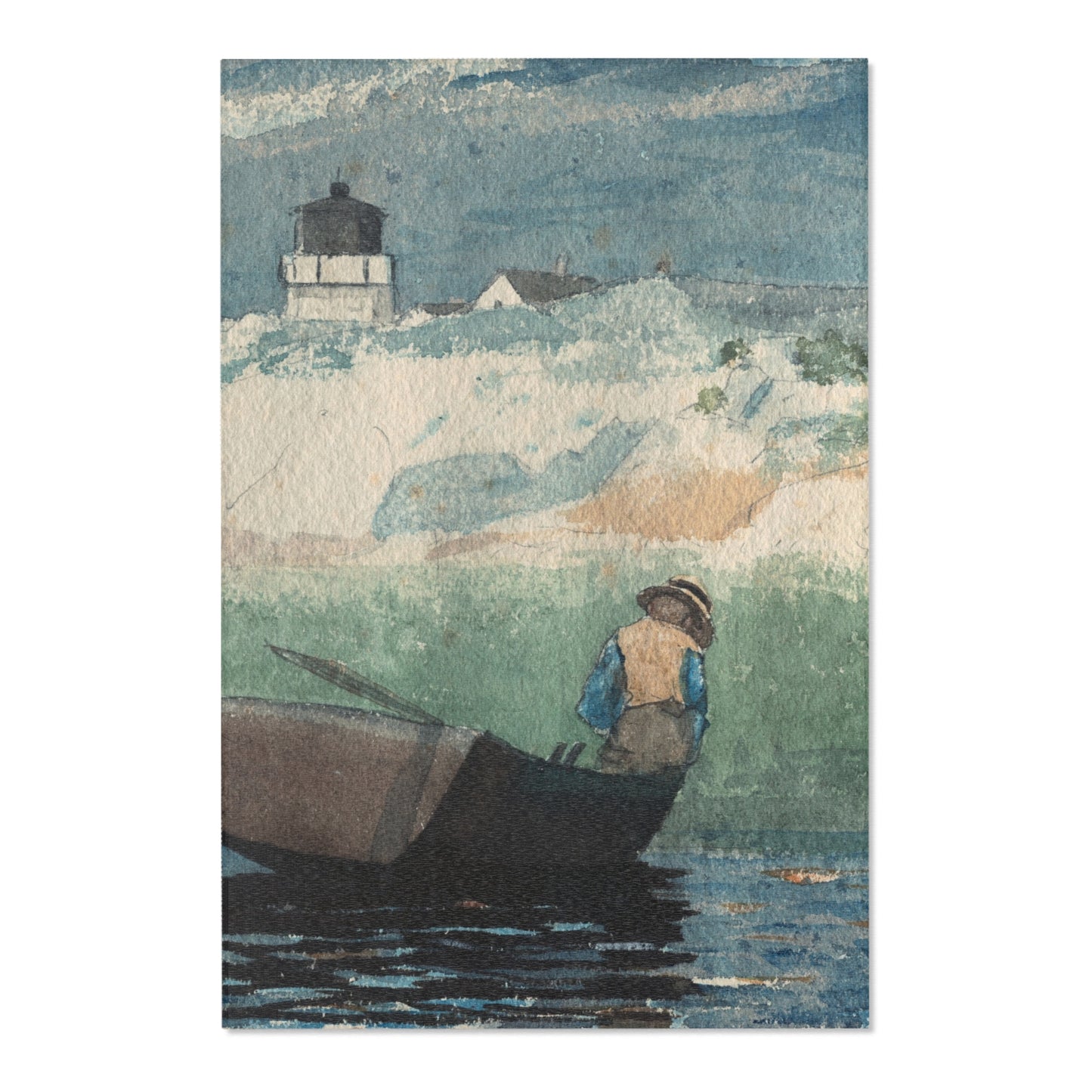 Winslow Homer - Boy in Boat, Gloucester | Area Rug