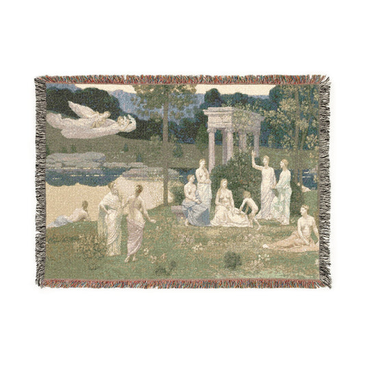 The Sacred Grove — De Chavannes Tapestry Blanket