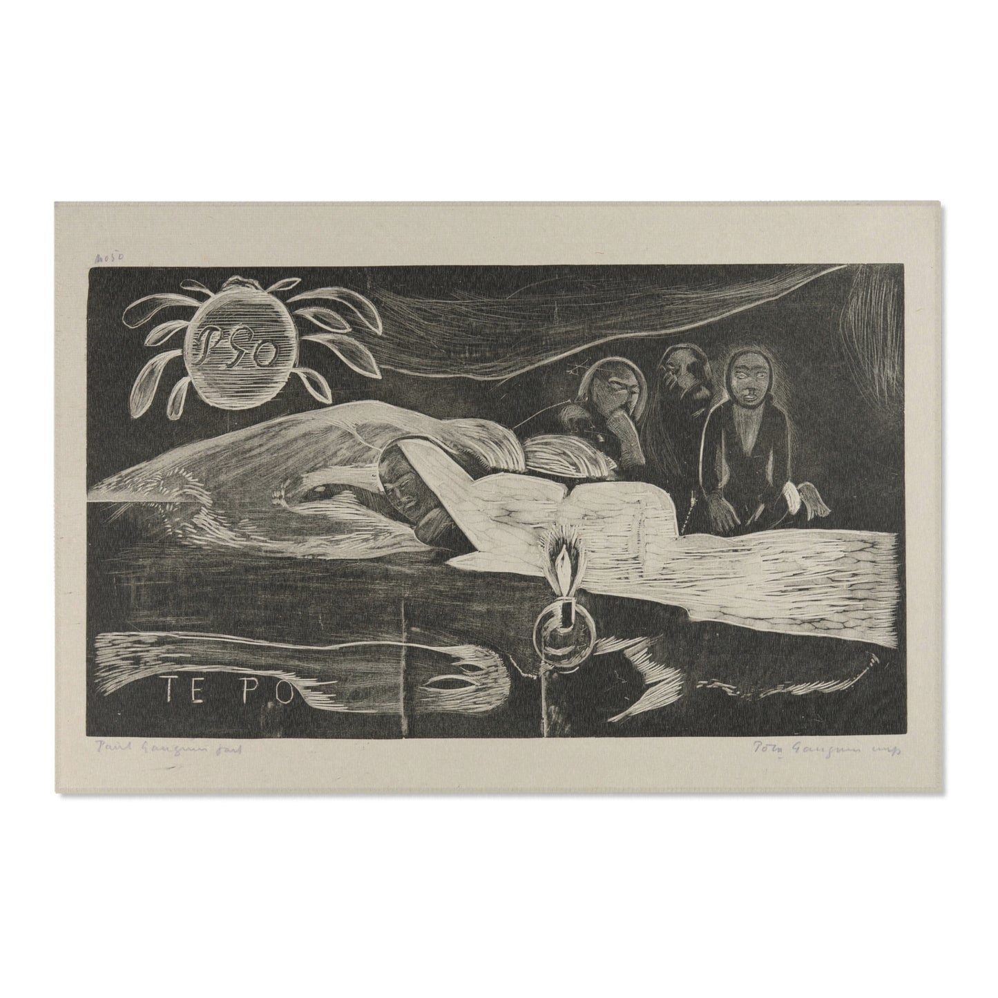 Paul Gauguin - Te po (The Night), from the Noa Noa Suite | Area Rug