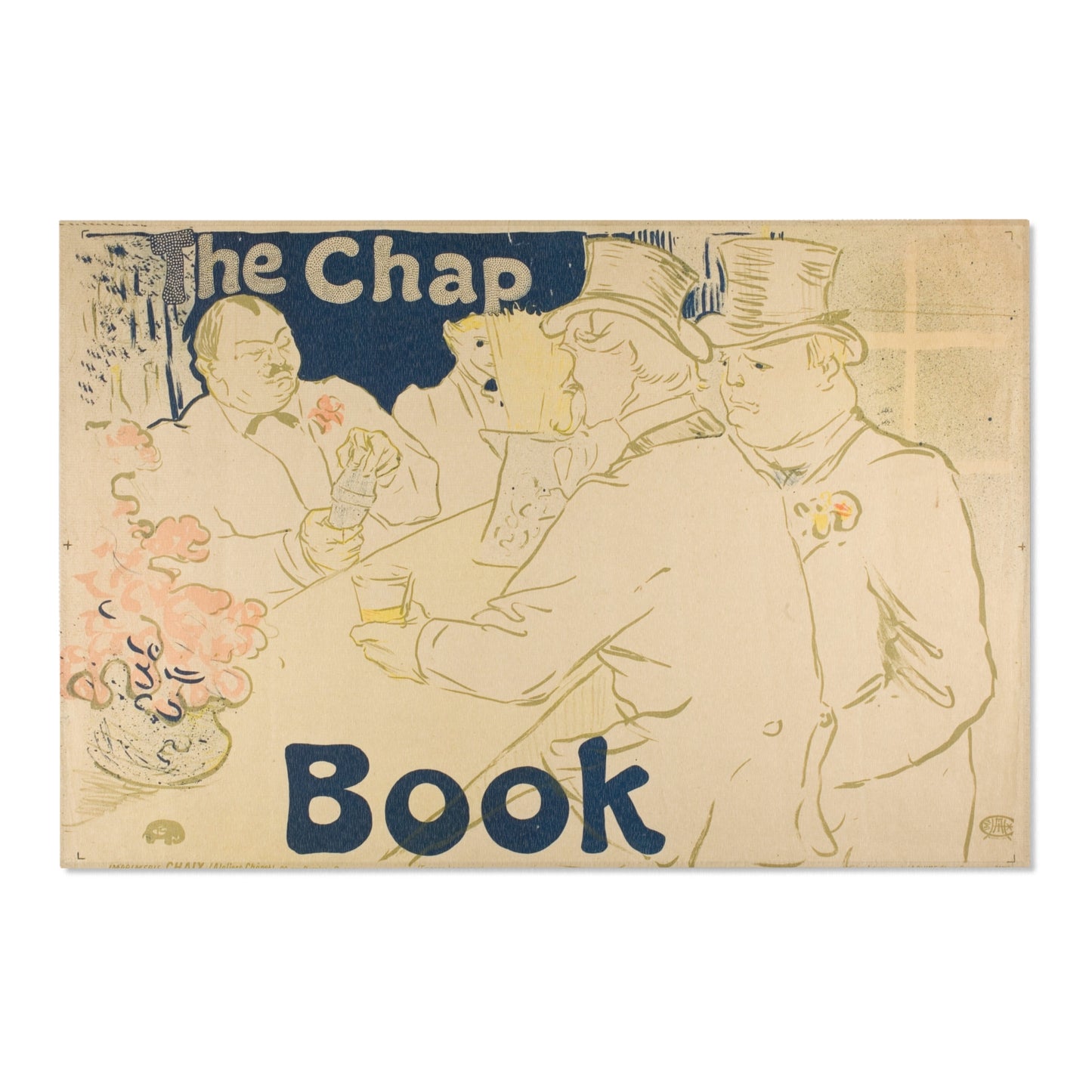 Henri de Toulouse-Lautrec - Irish and American Bar, Rue Royale—The Chap Book | Area Rug