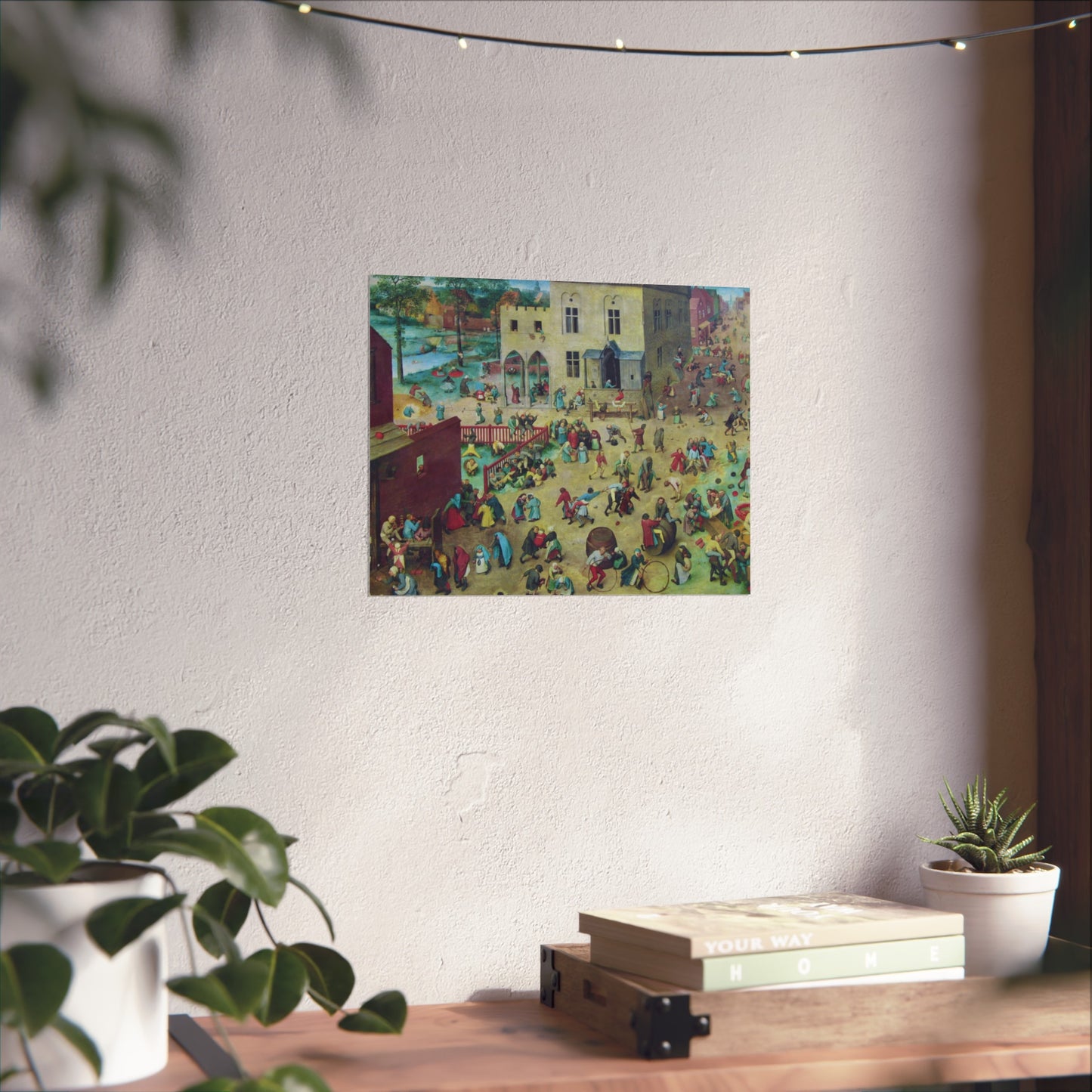 -2022-02-07 Children's Games, Pieter Bruegel the Elder, West Street, Cromer, Norfolk | Fine Art Poster