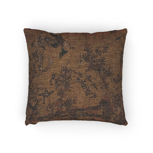 A Hundred Birds and the Three Friends Pillow