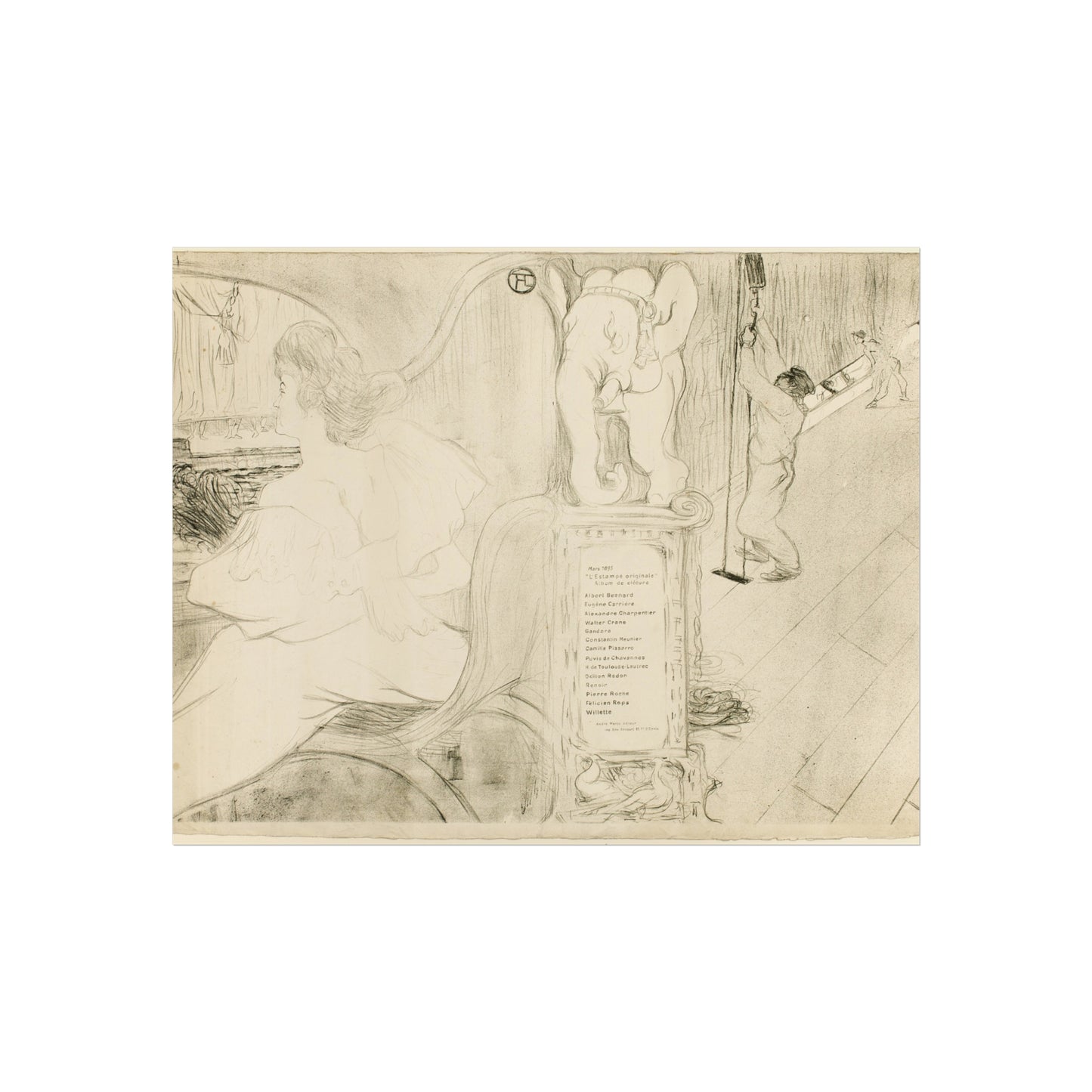 Henri de Toulouse-Lautrec - Cover for L'Estampe originale | Fine Art Poster
