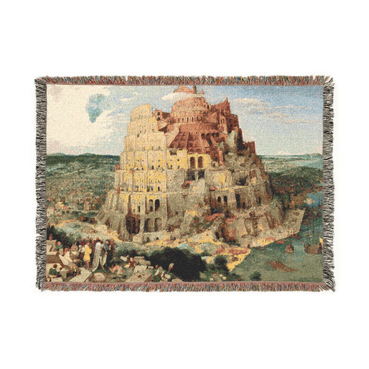 The Tower of Babel (Vienna) — Bruegel Tapestry Blanket