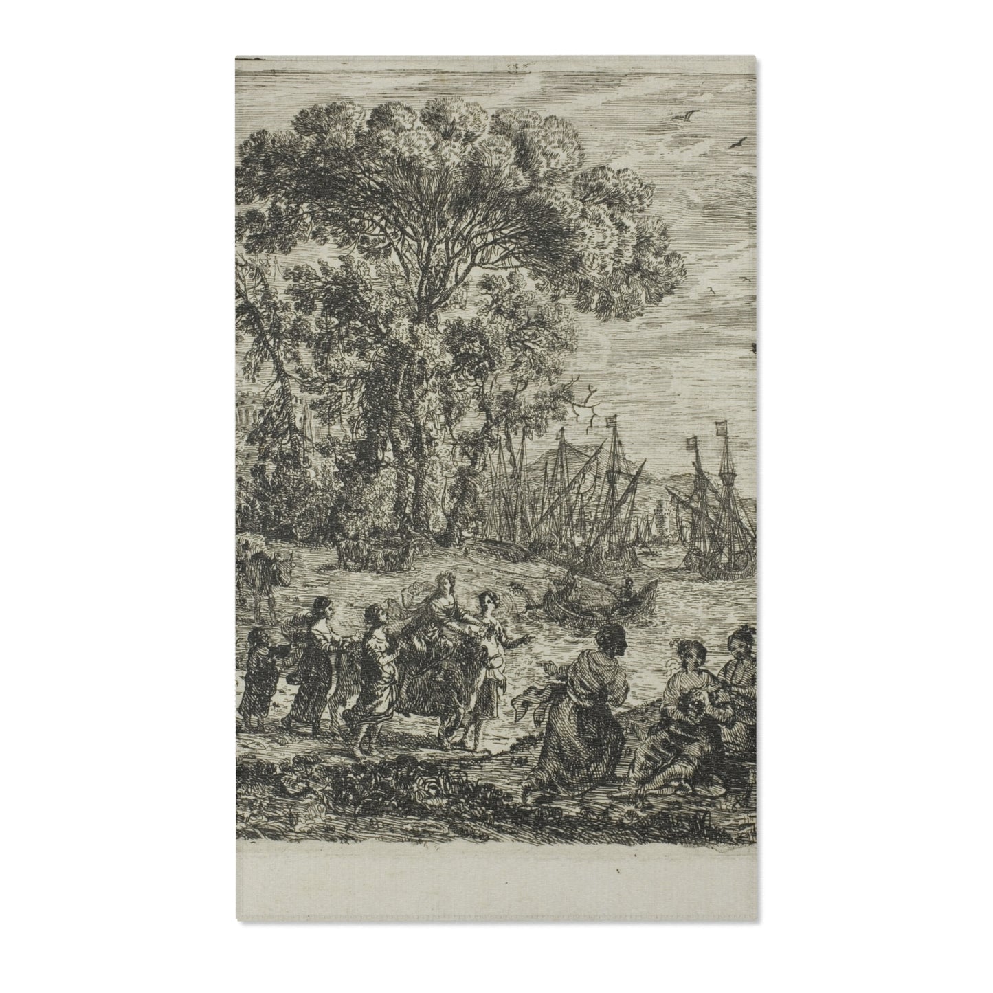 Claude Lorrain - The Rape of Europa | Area Rug