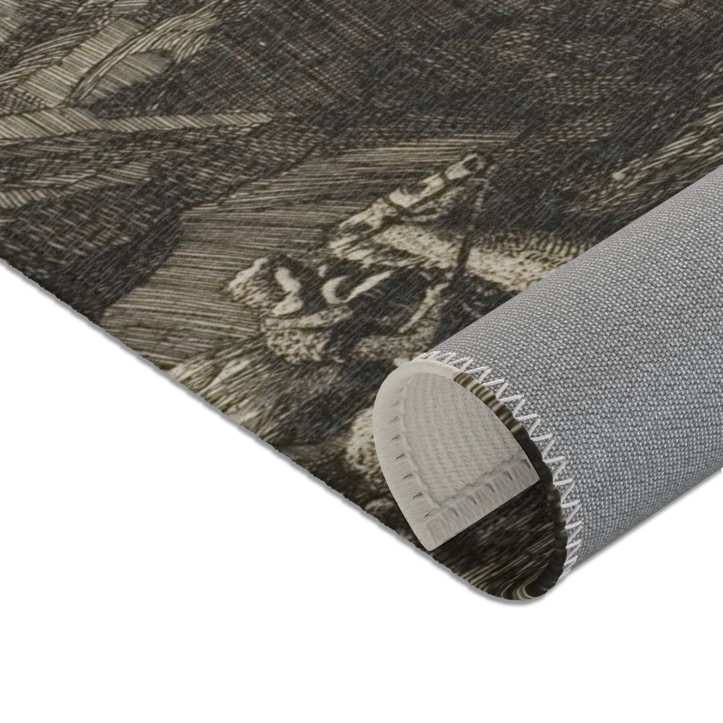 Odilon Redon - Fear | Area Rug