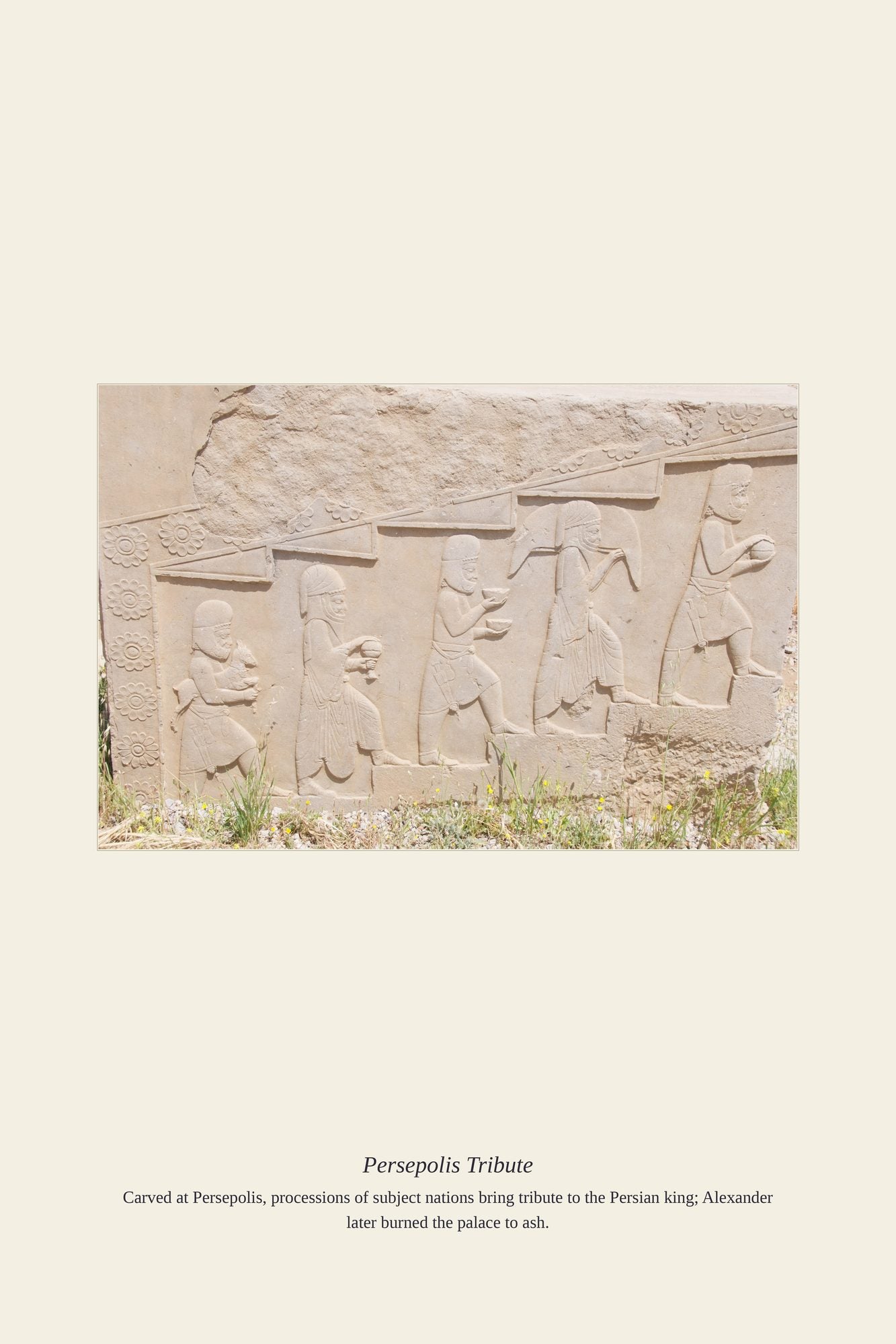 Persepolis Tribute — antique art print