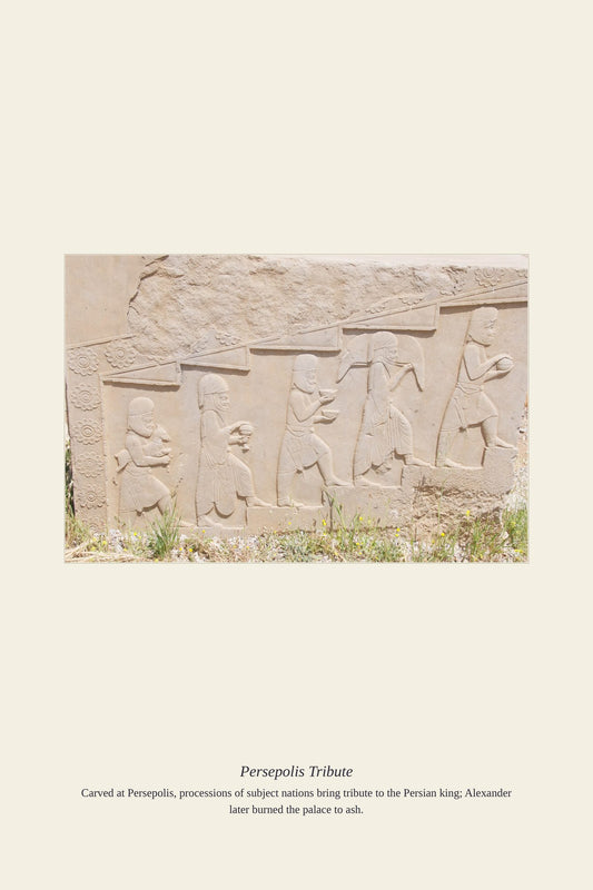Persepolis Tribute — antique art print